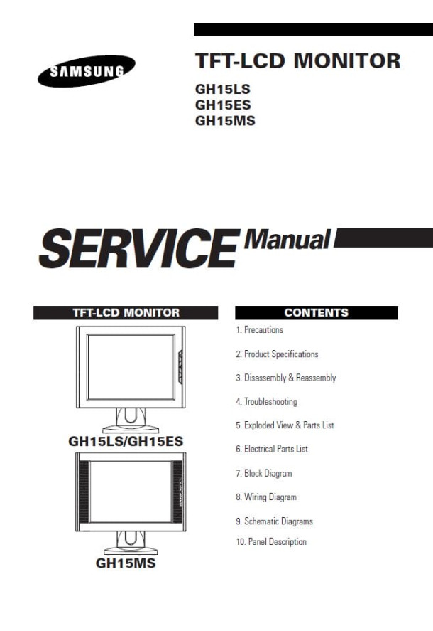 GH15LS, GH15ES, GH15MS